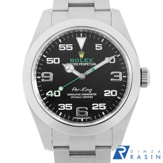 ロレックス(ROLEX)のロレックス エアキング 116900 ブラック ランダム番 メンズ 中古 腕時計(腕時計(アナログ))