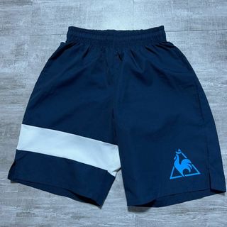 ルコックスポルティフ(le coq sportif)の美品 ルコックスポルティフ ハーフパンツ LECOQ ネイビー S(その他)