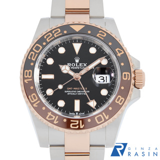 ロレックス(ROLEX)のロレックス GMTマスターII 126711CHNR ブラック ランダム番 メンズ 中古 腕時計(腕時計(アナログ))