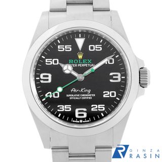 ロレックス(ROLEX)のロレックス エアキング 126900 ブラック ランダム番 メンズ 中古 腕時計(腕時計(アナログ))