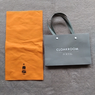 PORTER - CLOAKROOM by PORTERの紙袋　オレンジ色の保存用袋