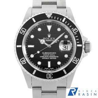 ROLEX - ロレックス サブマリーナ デイト 16610 ブラック F番 メンズ 中古 腕時計