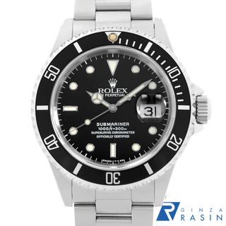 ロレックス(ROLEX)のロレックス サブマリーナ デイト 16610 ブラック オールトリチウム S番 メンズ 中古 腕時計(腕時計(アナログ))