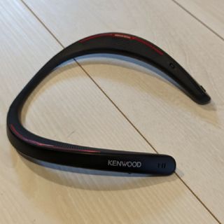 ケンウッド(KENWOOD)のKENWOOD ウェアラブルワイヤレススピーカー CAX-NS1BT-B(スピーカー)