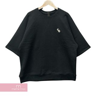 クロムハーツ(Chrome Hearts)のCHROME HEARTS Y NOT SLO RIDE Sweat T-shirt クロムハーツ ワイノットスロースライドスウェットTシャツ トレーナー 半袖 ロゴ刺繍 シルバープレート ブラック サイズL 【240502】【新古品】【me04】(Tシャツ/カットソー(半袖/袖なし))