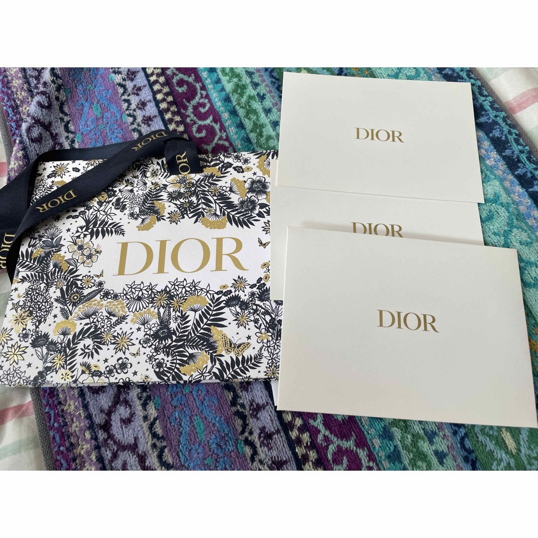 Dior(ディオール)のDior オードゥトワレ&洗顔料メッセージカード コスメ/美容の香水(香水(女性用))の商品写真
