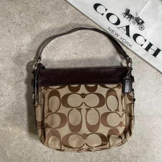 コーチ(COACH)のCOACH ワンショルダーバッグ F14708 シグネチャー レザー キャンバス(ショルダーバッグ)