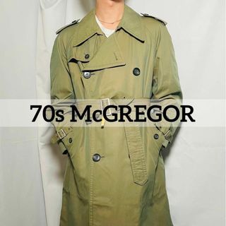 マックレガー(McGREGOR)の日本製 70sヴィンテージ McGREGOR 玉虫色 トレンチコート メンズL(トレンチコート)