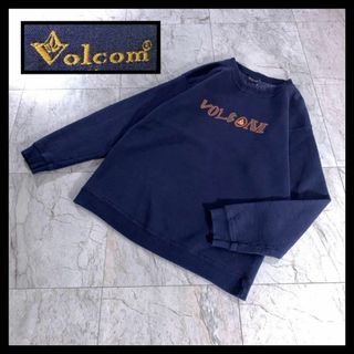 ボルコム(volcom)の90s USA製 VOLCOM スウェット オールド サーフ スケート ネイビー(スウェット)