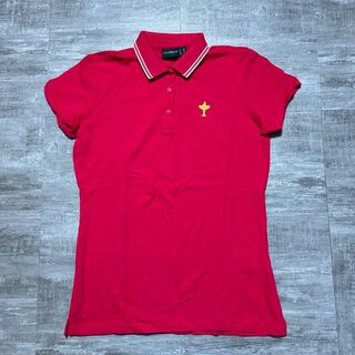 美品 CHERVO シェルボ スピンク ポロシャツ 42 US:S ゴルフウェア(ウエア)