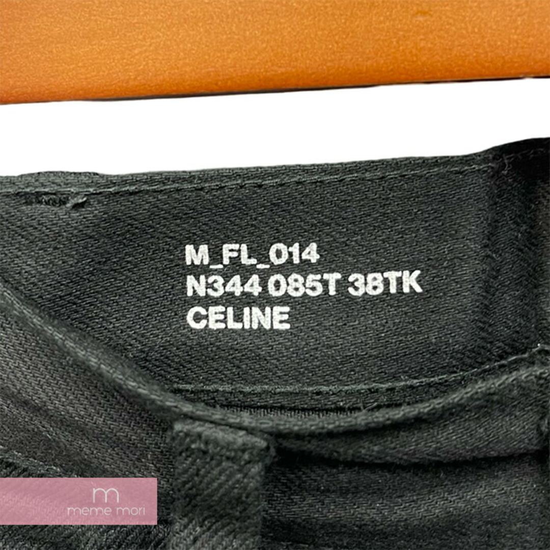 celine(セリーヌ)のCELINE Skinny Stretch Flare Denim N344 085T 38TK セリーヌ スキニー ステッチ フレア デニム パンツ ジーンズ ブラック サイズ26【240502】【中古-A】【me04】 メンズのスーツ(スラックス/スーツパンツ)の商品写真