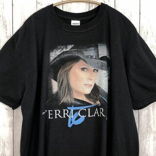 ミュージックティー(MUSIC TEE)のバンド　ミュージックＴシャツ　オーバーサイズＸＬ　黒ブラック　ケリクラーク　古着(Tシャツ/カットソー(半袖/袖なし))