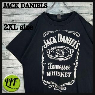 ジャックダニエル(JACK DANIEL'S)のジャックダニエル ウイスキー 半袖 Tシャツ 美品 ブラック XXL(Tシャツ/カットソー(半袖/袖なし))