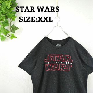 Tシャツ スターウォーズ US古着 XXL オーバーサイズ ブラック 半袖(Tシャツ/カットソー(半袖/袖なし))