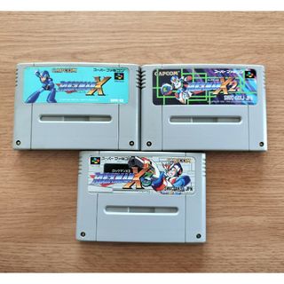 カプコン(CAPCOM)のロックマンX、X2、X3　スーパーファミコン　SFC(家庭用ゲームソフト)