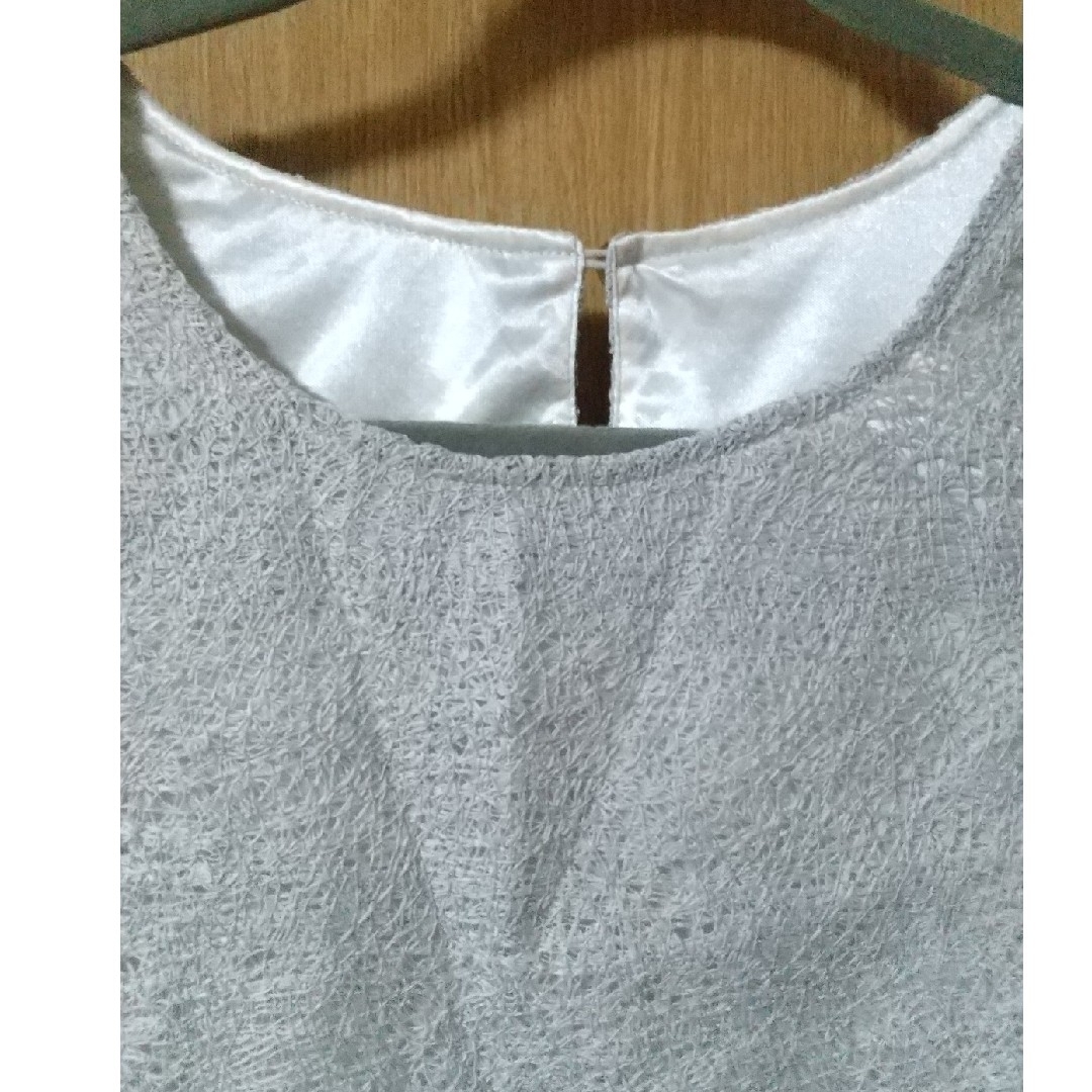 グレー 七分袖トップス レディースのトップス(シャツ/ブラウス(長袖/七分))の商品写真