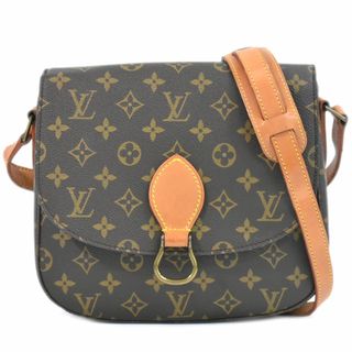 ルイヴィトン(LOUIS VUITTON)の本物 ルイヴィトン LOUIS VUITTON LV サンクルー GM モノグラム ショルダーバッグ ポシェット ブラウン M51242 Saint Cloud ビトン バッグ 中古(ショルダーバッグ)