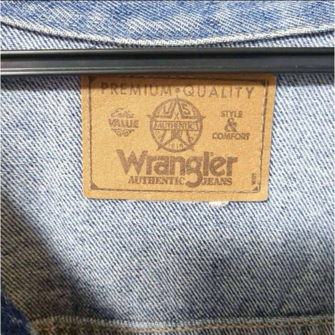 Wrangler(ラングラー)の古着・アメカジ好きさんに☆Wrangler  デニムジャケット　ヴィンテージ風 レディースのジャケット/アウター(Gジャン/デニムジャケット)の商品写真