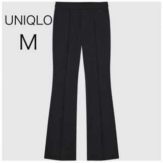 ユニクロ(UNIQLO)のUNIQLO  イージーフレアパンツ（標準丈）　M  ブラック(その他)