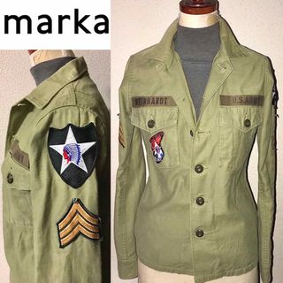 marka - marka 送料込 マーカ 定価3万円程 ジョンレノン ミリタリーシャツ 日本製