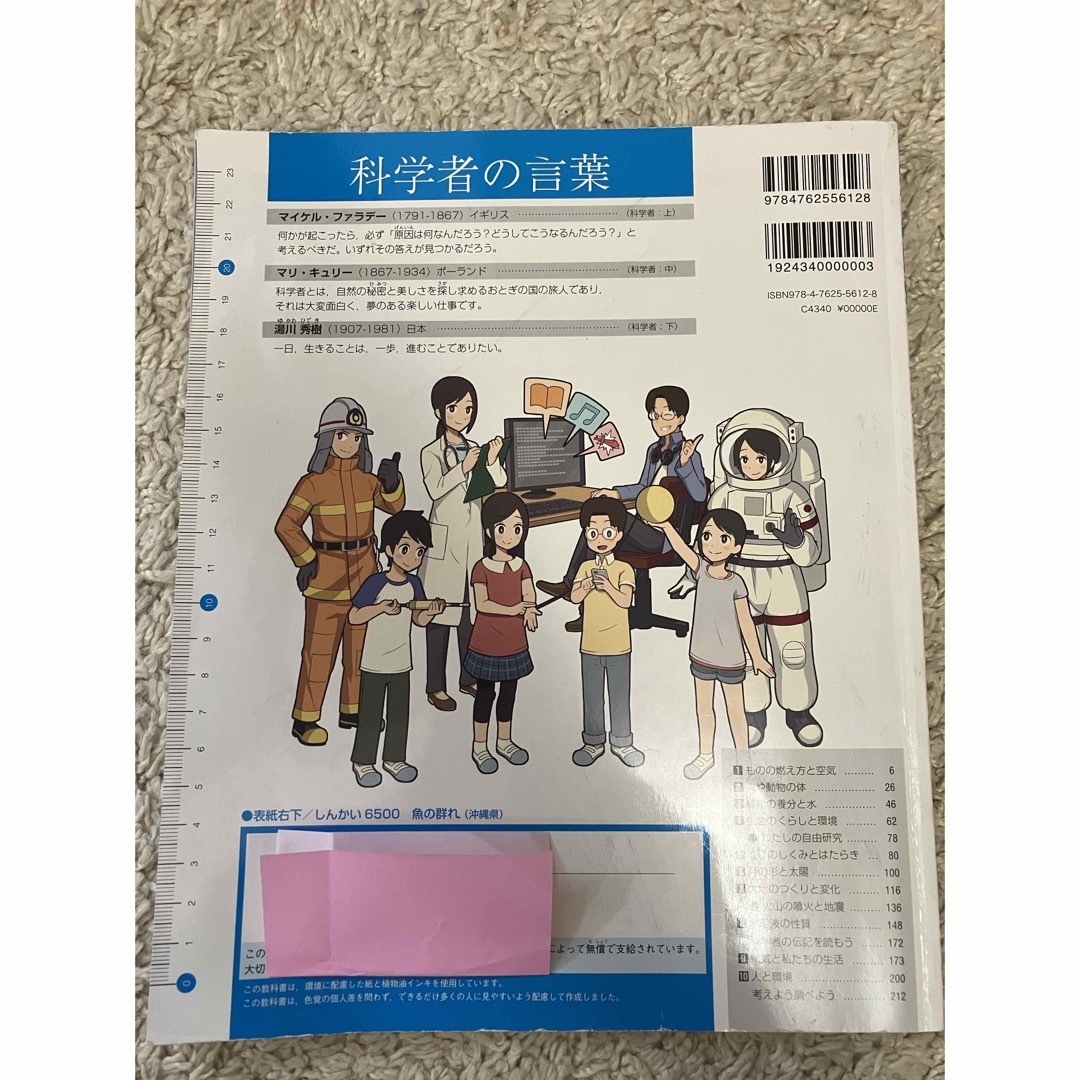 みんなと学ぶ小学校理科 6年 エンタメ/ホビーの本(語学/参考書)の商品写真