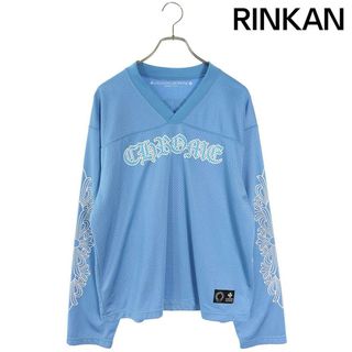 クロムハーツ(Chrome Hearts)のクロムハーツ  MESH WARM UP JERSEY CHプリントメッシュ長袖カットソー メンズ M(Tシャツ/カットソー(七分/長袖))