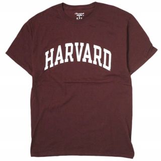 チャンピオン(Champion)のChampion チャンピオン HARVARD College Tee ハーバード大学 カレッジTシャツ M ボルドー 半袖 丸胴 トップス【中古】【Champion】(Tシャツ/カットソー(半袖/袖なし))