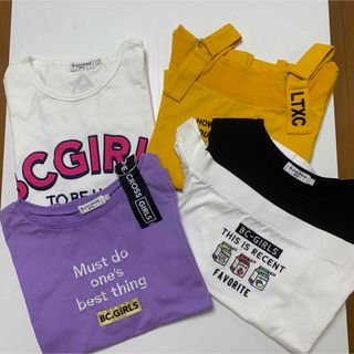 ナルミヤ インターナショナル(NARUMIYA INTERNATIONAL)の【まとめ売り】女の子半袖Tシャツ　Lサイズ　160cm(Tシャツ/カットソー)