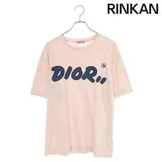 ディオール(Dior)のディオール ×カウズ KAWS　  19SS  923J611X1241 フロッキーロゴBEE刺繍Tシャツ メンズ XXL(Tシャツ/カットソー(半袖/袖なし))