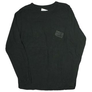 nonnative x Pilgrim Surf+Supply ノンネイティブ ピルグリム サーフ+サプライ 別注 日本製 PILGRIM LS TEE ロゴプリントロングスリーブTシャツ NN-T3151 2 BLACK 長袖 トップス【中古】【nonnative × Pilgrim Surf+Supply】