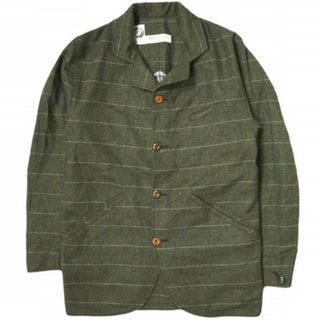 ARN mercantile エーアールエヌ メルカンタイル MEDICAL JACKET ウールチェック メディカルジャケット S程度 Olive 4B テーラード マルチボタン ROBIN’S DAD アウター【中古】【ARN mercantile】(テーラードジャケット)