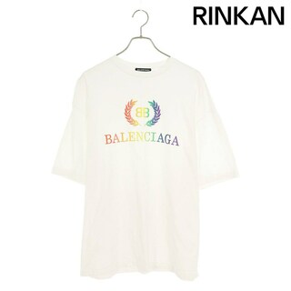バレンシアガ  570805 TEV53 BBロゴ刺繍Tシャツ メンズ S