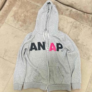 アナップガール(ANAP GiRL)のANAP ANAPGIRLS アナップ パーカー 上着 グレー(パーカー)