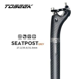 TOSEEK カーボンシートポスト 27.2mm×350mm(パーツ)