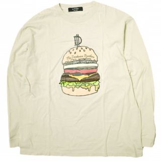 Mr.DEADWAX BROTHERS ミスターデッドワックスブラザーズ 5.6oz BURGER L/S T SHIRTS ハンバーガープリント ロングスリーブTシャツ XL BEIGE 長袖 トップス【中古】【Mr.DEADWAX BROTHERS】(Tシャツ/カットソー(七分/長袖))