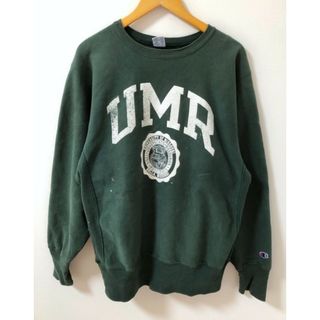 Champion（チャンピオン）90's　刺繍タグ　USA製　REVERSE WEAVE　カレッジプリント　スウェット　トレーナー【E3051-007】