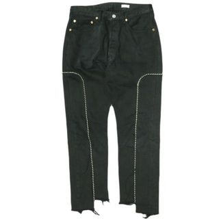 OLD PARK オールドパーク 日本製 WESTERN JEANS ウエスタンジーンズ S BLACK Levi's リーバイス リメイク デニムパンツ ボトムス【中古】【OLD PARK】(デニム/ジーンズ)