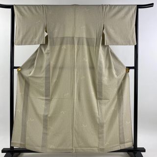 紬 身丈158cm 裄丈64cm 正絹 名品 【中古】(着物)