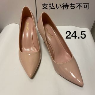 GENSHUO パンプス ハイヒール エナメル  24.5㎝　(ハイヒール/パンプス)