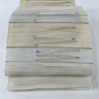 名古屋帯 美品 名品 正絹 【中古】(帯)