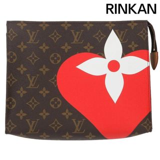 ルイヴィトン(LOUIS VUITTON)のルイヴィトン  M80282 ポッシュ・トワレ26 モノグラムゲーム・オンレザークラッチバッグ メンズ(バッグ)