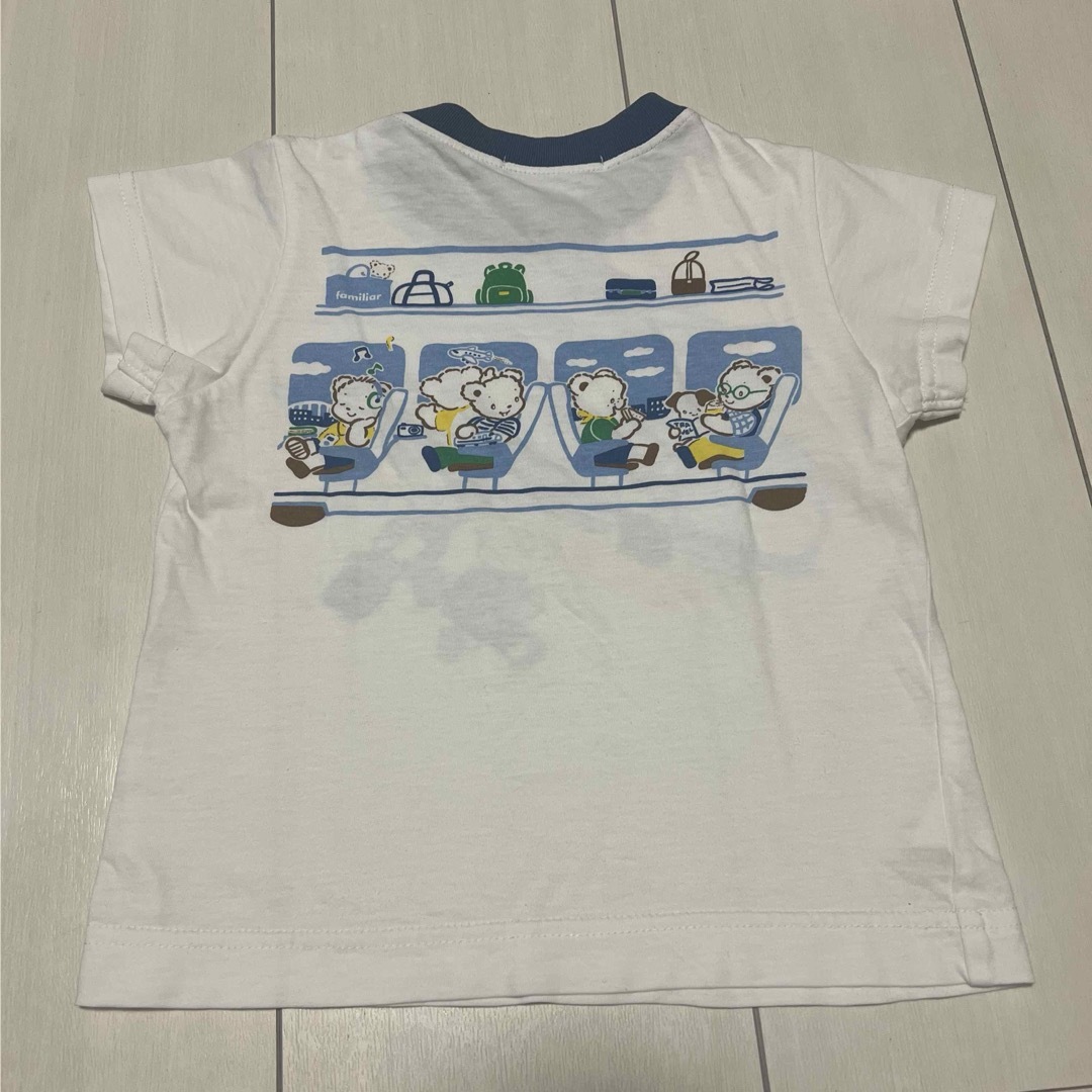 familiar(ファミリア)のファミリア　familiar 新幹線　Tシャツ　90 男の子 キッズ/ベビー/マタニティのキッズ服男の子用(90cm~)(Tシャツ/カットソー)の商品写真