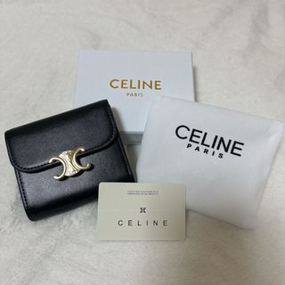 セリーヌ(celine)のセリーヌ　スモールウォレット トリオンフ シャイニーカーフスキン(財布)