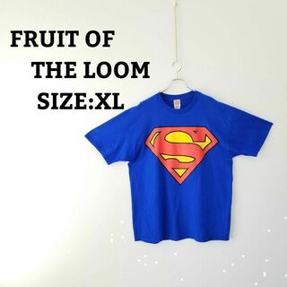 スパイダーマン アメコミ Tシャツ XL オーバーサイズ ビッグプリント 青(Tシャツ/カットソー(半袖/袖なし))