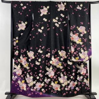 振袖 身丈160cm 裄丈64.5cm 正絹 美品 逸品 【中古】(着物)