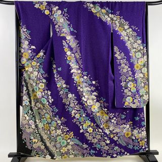 振袖 身丈161cm 裄丈67cm 正絹 美品 逸品 【中古】(着物)