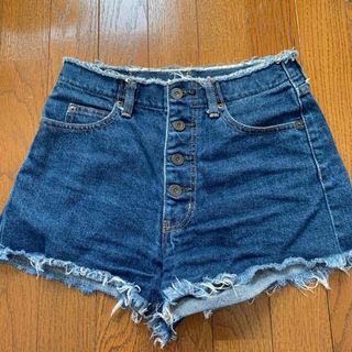 マウジー(moussy)のmoussy マウジー NO WAIST DENIM SHORTS デニム(デニム/ジーンズ)