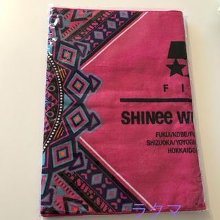 シャイニー(SHINee)のSHINee FIVE テミン  スポーツタオル　ピンク　未開封(アイドルグッズ)