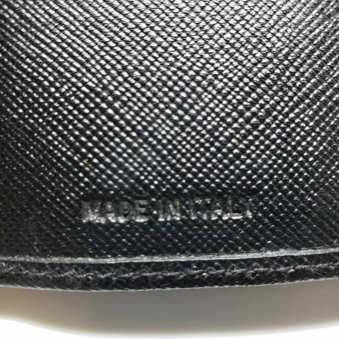 PRADA(プラダ)のPRADA プラダ　三つ折り財布　ブラック　サフィアーノレザー　美品 M176X レディースのファッション小物(財布)の商品写真