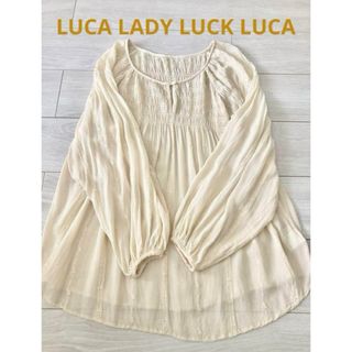 LUCA/LADY LUCK LUCA - LUCA LADY LUCK LUCAチュニックシフォン　ブラウストップス